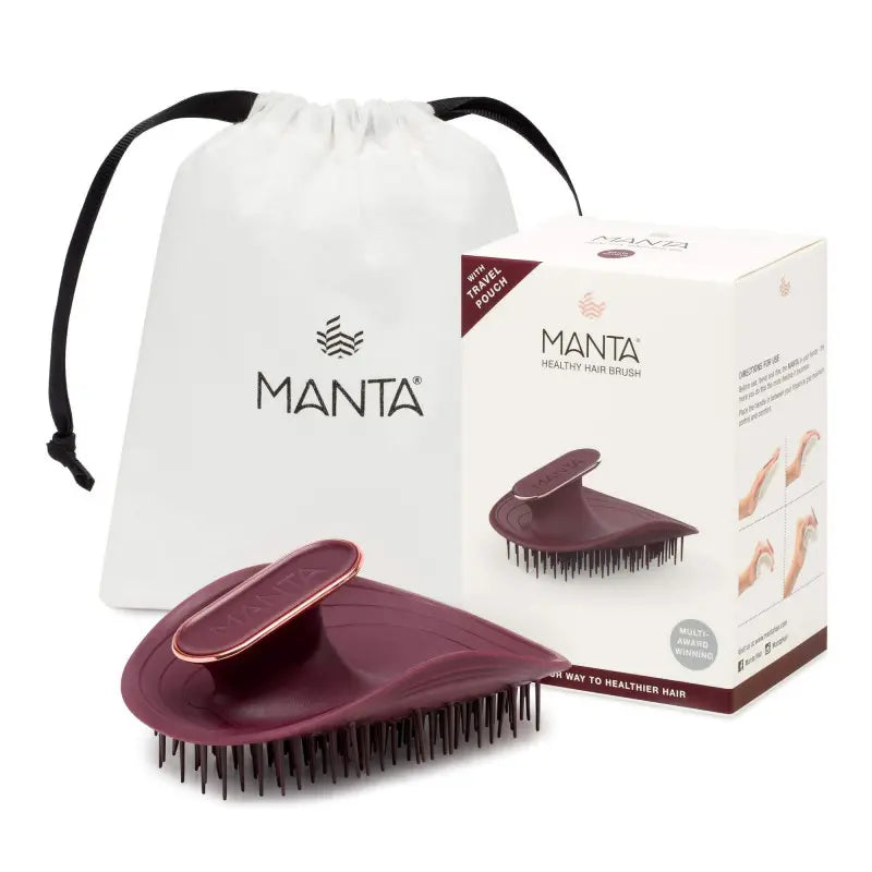 MANTA BRUSH BURGUNDY/ROSE GOLD